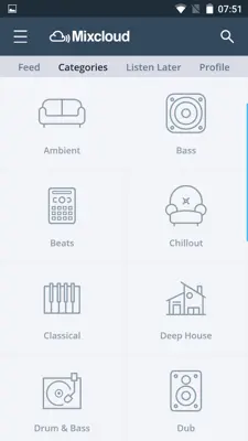 Mixcloud android App screenshot 0