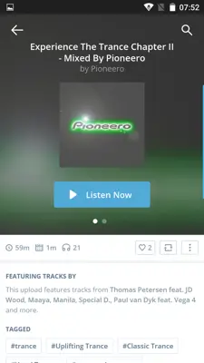 Mixcloud android App screenshot 1